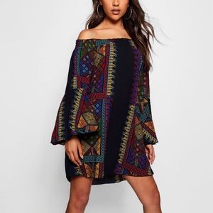NWT Off the Shoulder BooHoo Dress